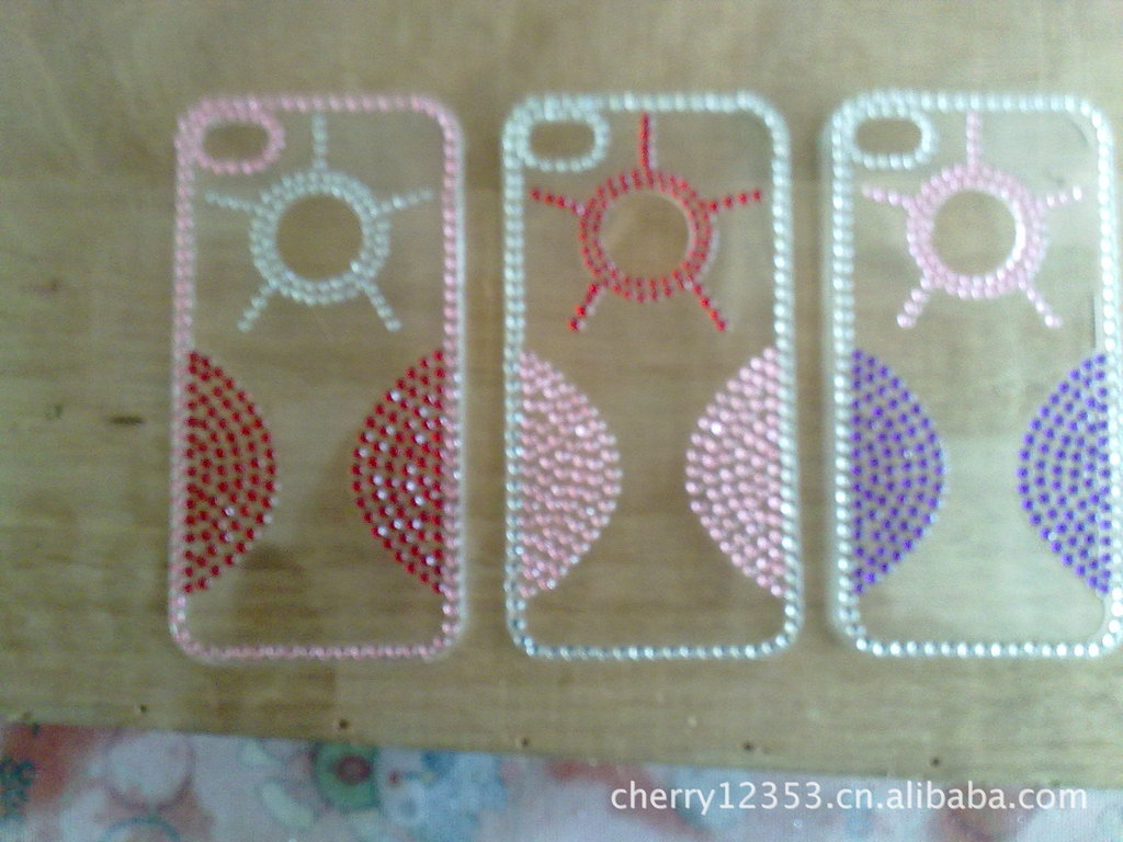 批发采购手机贴纸-供应各种图案手机外壳镶钻