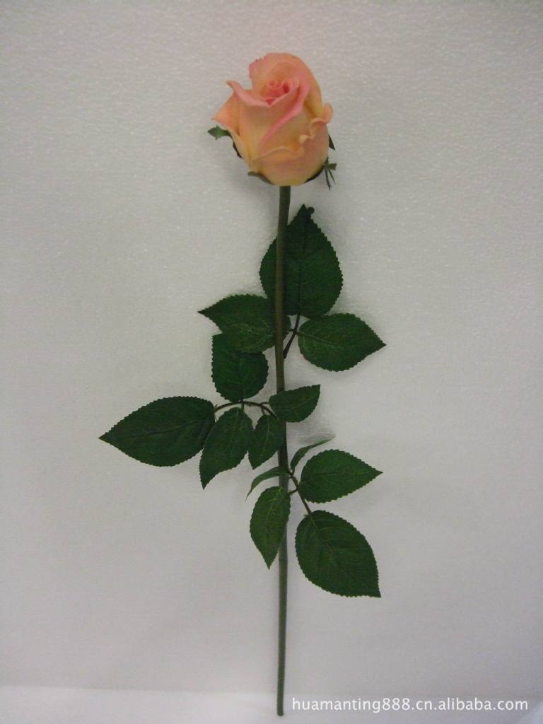 【厂家批发PU材质手工加工仿真花系列,逼真p