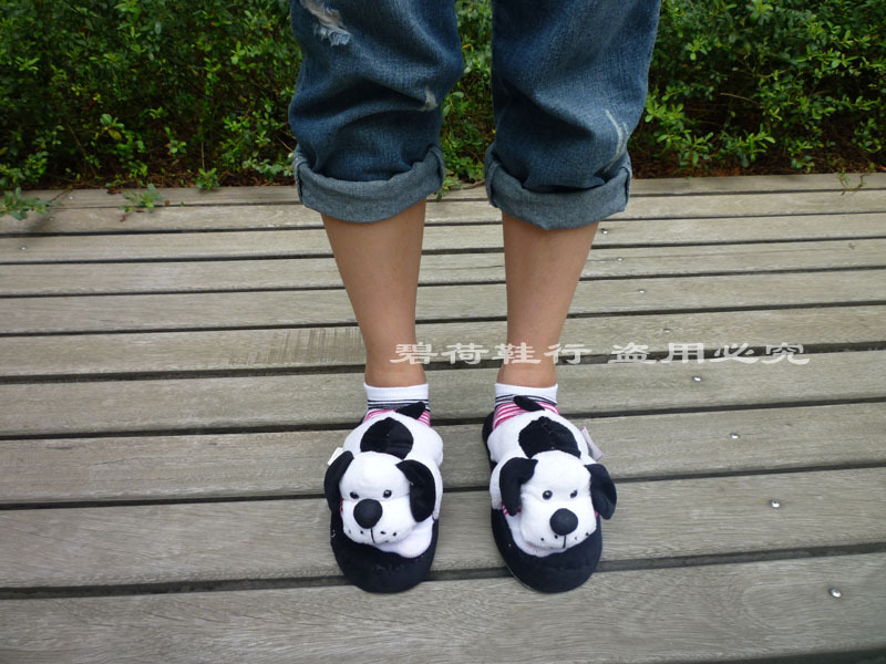冬季卡通动物保暖<em>拖鞋</em> 家居加厚<em>拖鞋</em>小人<em>大人</em>
