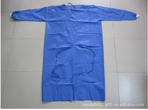 【厂家直接生产一次性深蓝色无纺布隔离服】
