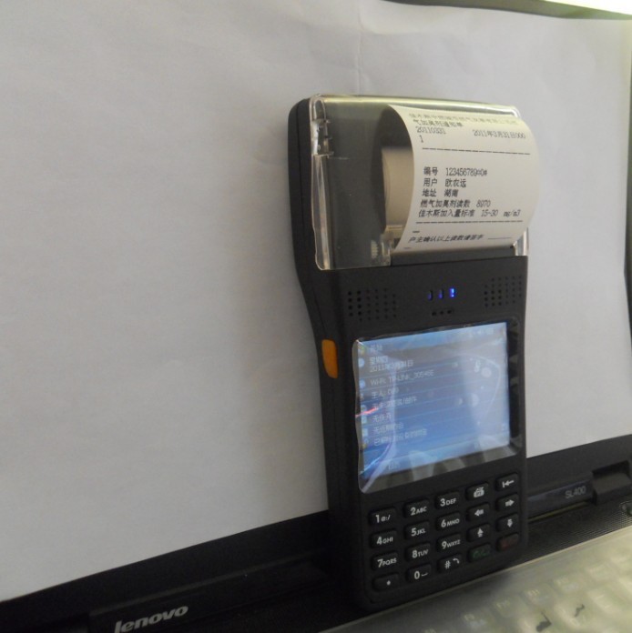 2英寸微型打印手持无线智能条码POS机