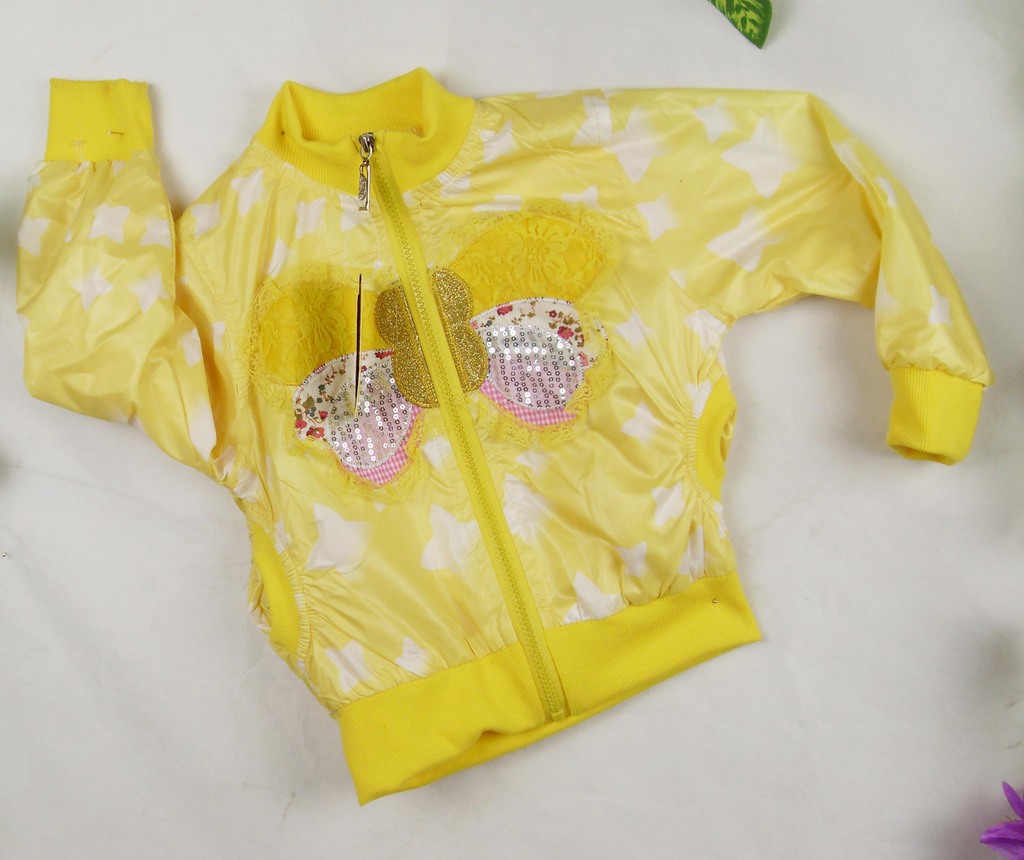 2012春季童装外套批发 新款<em>女童</em>蝴蝶<em>夹克衫</em> 3