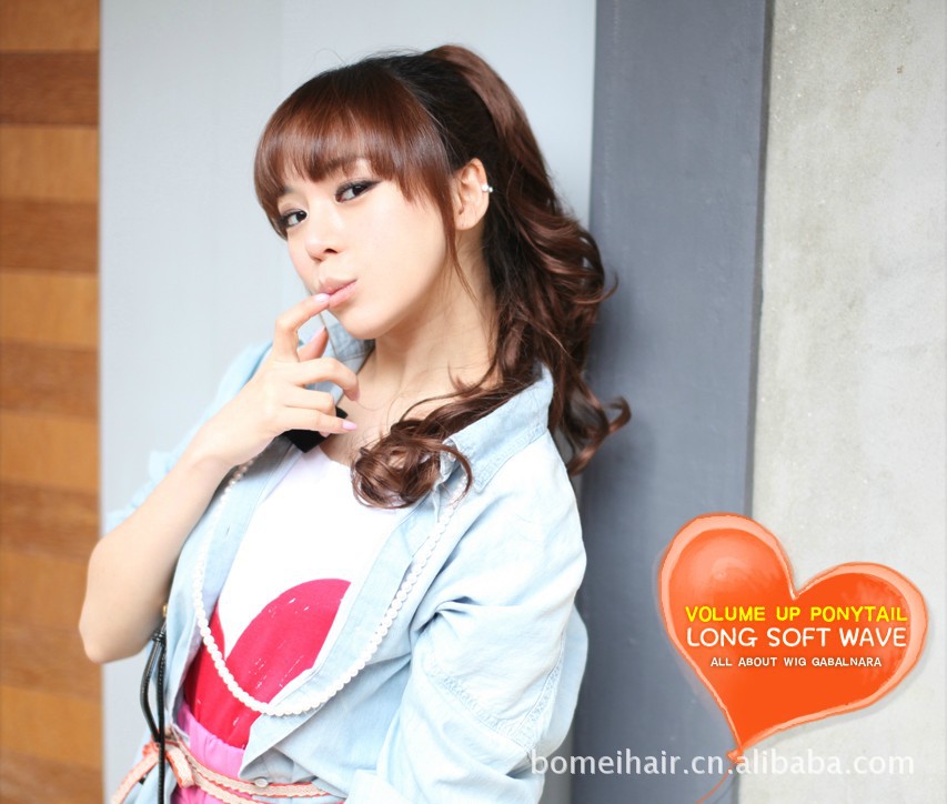 假发 抓夹式马尾发量大垂度好 <em>批发 头发</em>护理 找