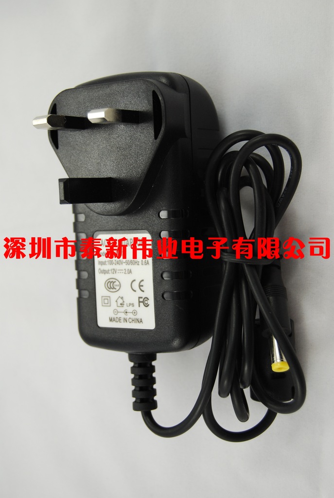 12V2A英规插墙式侧