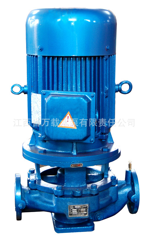 高效低耗能水泵 ISG型立式管道单级离心泵 管