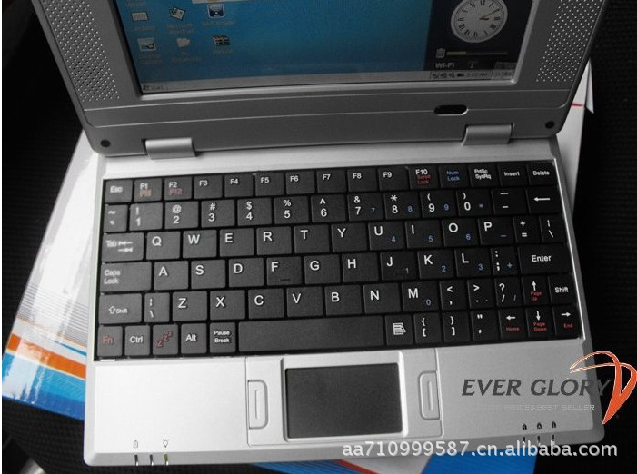 【7寸迷你学生笔记本电脑 威盛8650 256MB 2