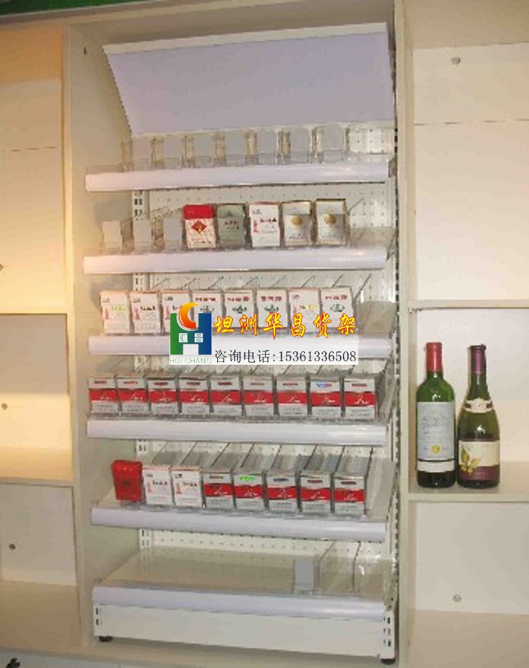 商超货架-中山珠海澳门美宜佳烟架推进器便利
