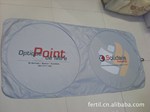 供应汽车尼龙双圈 可根据客户要求 印各种logo 图案 遮阳挡