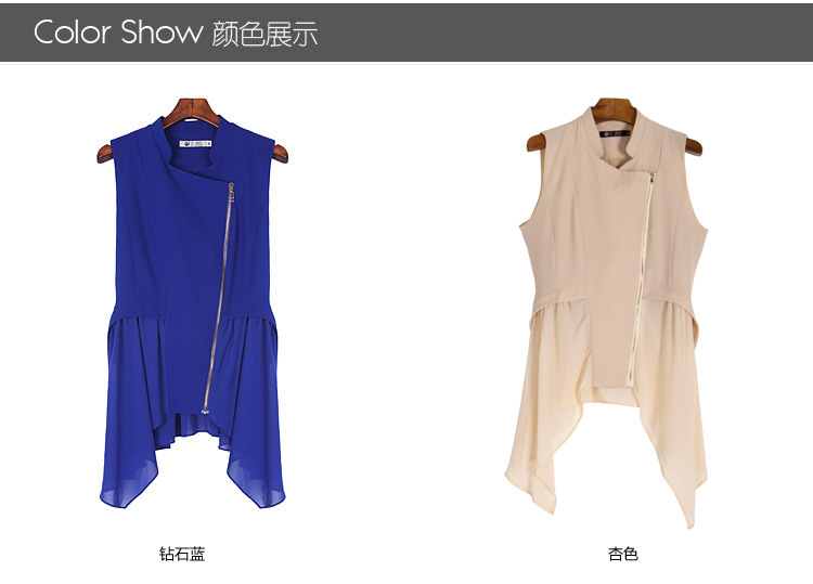 【秋装女士<em>休闲</em>工装小<em>马甲</em> 无袖<em>韩版</em>西装<em>马夹</em>