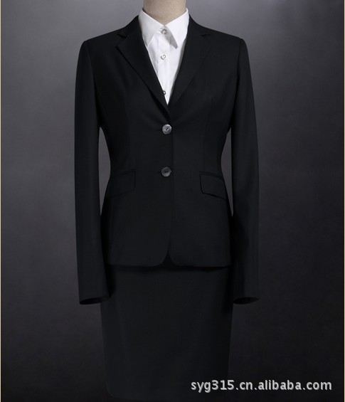 批发采购<em>女式</em>西装-厂家批发定制<em>职业装</em>女西服