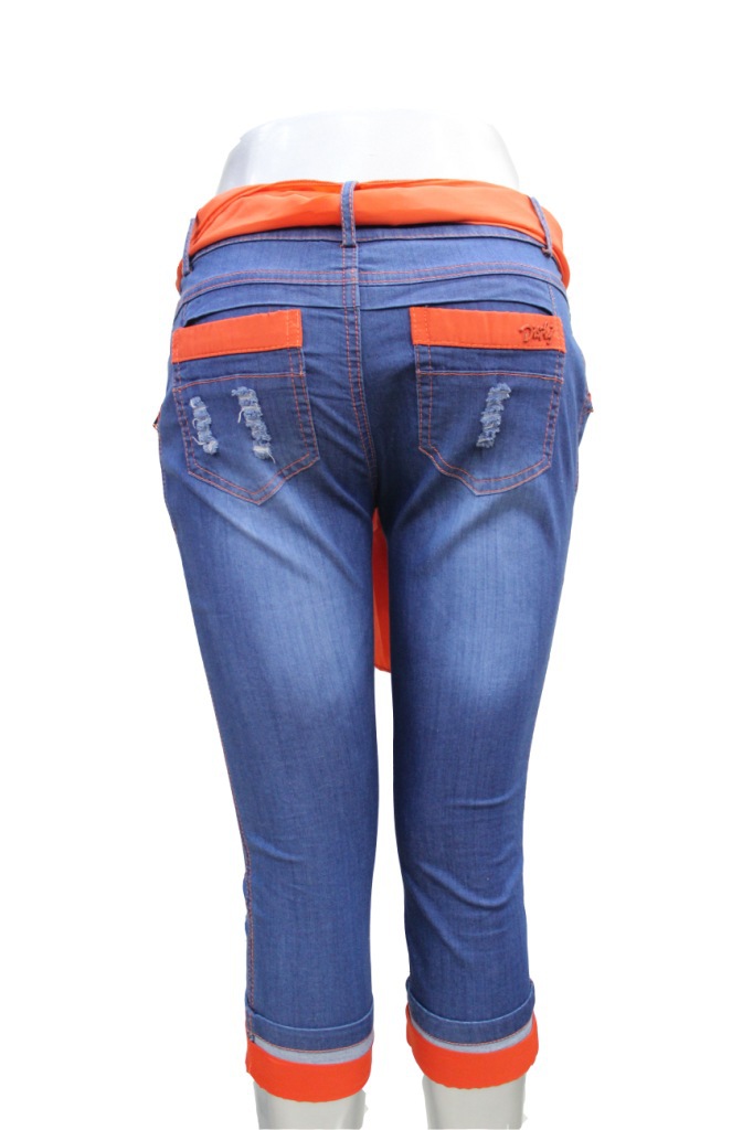 君安女裤 牛仔七分裤牛仔裤七分短裤夏季韩版