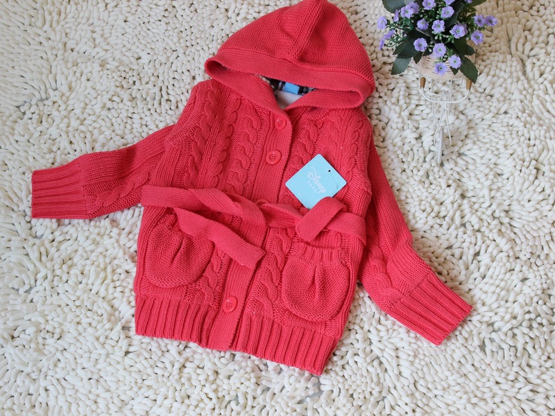 新款童装<em>毛衣批发</em> 粉色纯棉宝宝毛衣 儿童毛衣