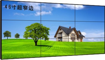 46寸 超窄边拼接墙效果图