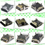 供应mini5P母座/迷你usb连接器【图】