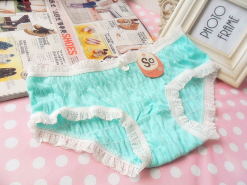 Y16 <em>泡泡棉</em>特价女士<em>内裤</em>全棉<em>纯棉</em>可爱<em>内裤</em> 透