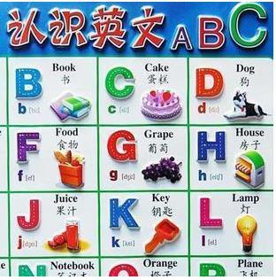 【认识英文ABC 乖宝宝凹凸挂图】