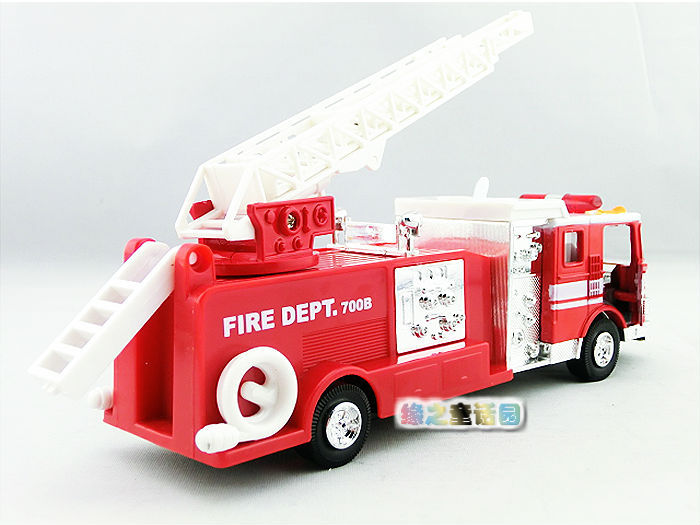 玩具批发 美国消防车云梯车消防工程车玩具 蒂