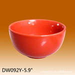 供应色釉大碗 色釉陶瓷定制碗 批发陶瓷碗厂 潮州陶瓷色釉圆碗