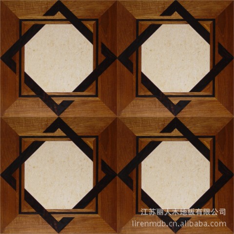 实木大理石镶嵌拼花地板 实木复合地板价格及