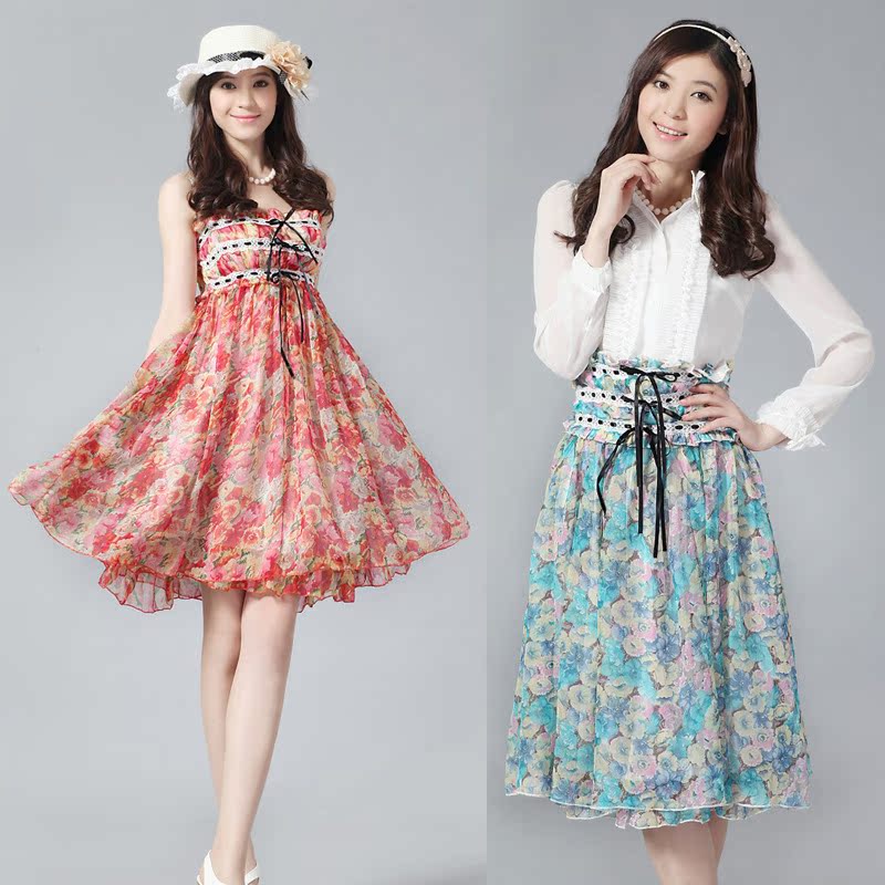 2012夏装新款淑女修身甜美气质连衣裙<em>品牌</em>服
