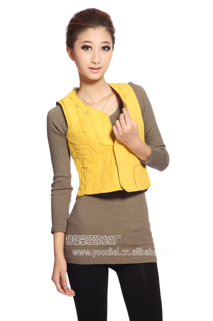 反季大促销 女装加大码<em>女式</em>羽绒背心<em>马甲 羽绒</em>