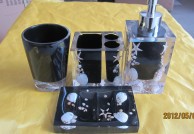 贝壳卫浴黑4件套