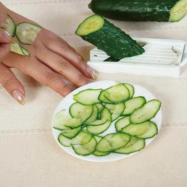 韩国黄瓜美容切片器 高档树脂 不锈钢刀片切片