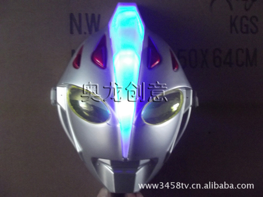 【发光奥特曼面具 奥特曼面具 欧特曼面具 面具
