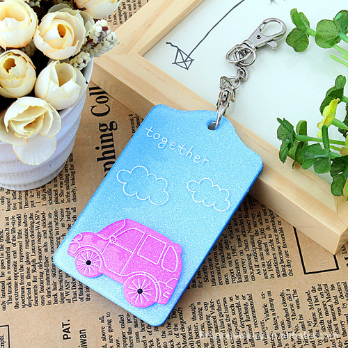 【直销可爱公交卡套 韩国亚克力 IC银行地铁双