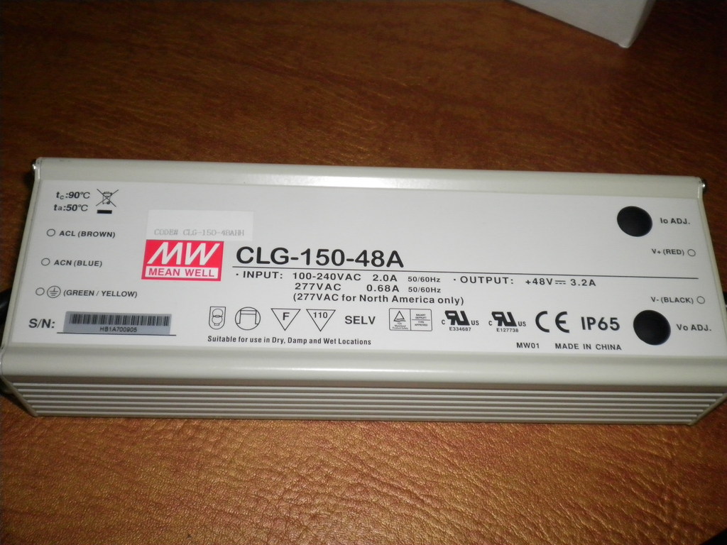 【库存正品台湾明纬开关电源 CLG -150-48A [4
