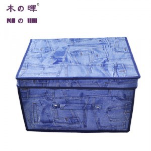 新品 日本木暉 仿牛仔牛津佈收納盒 衣物收納盒工廠,批發,進口,代購