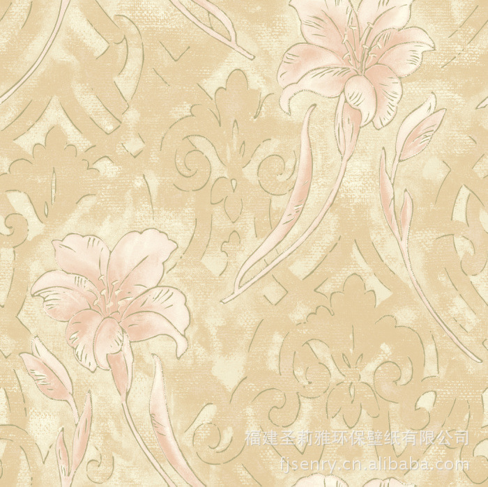 圣莉雅环保壁纸 版本朗日 中国墙纸第一品牌-墙