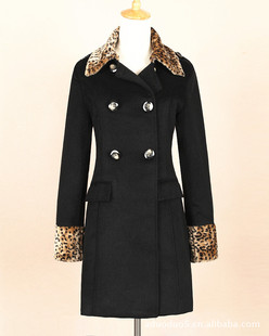 专柜同款大牌女款羊毛绒大衣明星同款高档次毛呢大衣