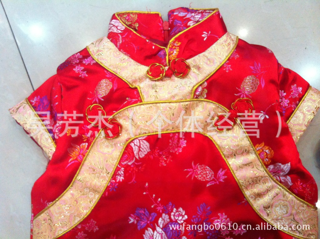 爵士宝贝儿童旗袍裙、<em>斗篷披肩马甲</em>裙两穿两件