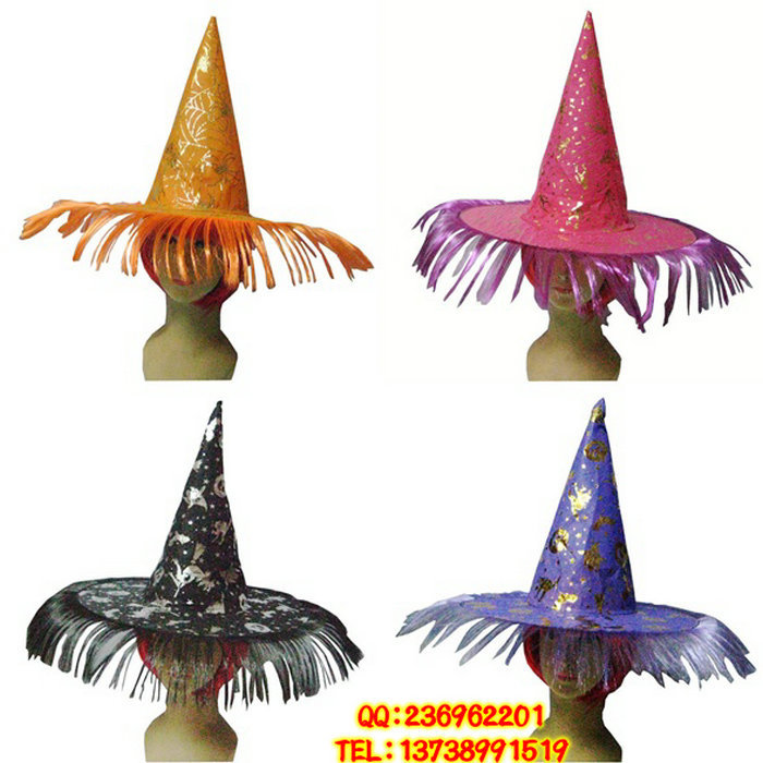 批发采购<em>化妆服饰</em>道具-万圣节帽子 舞会演出礼