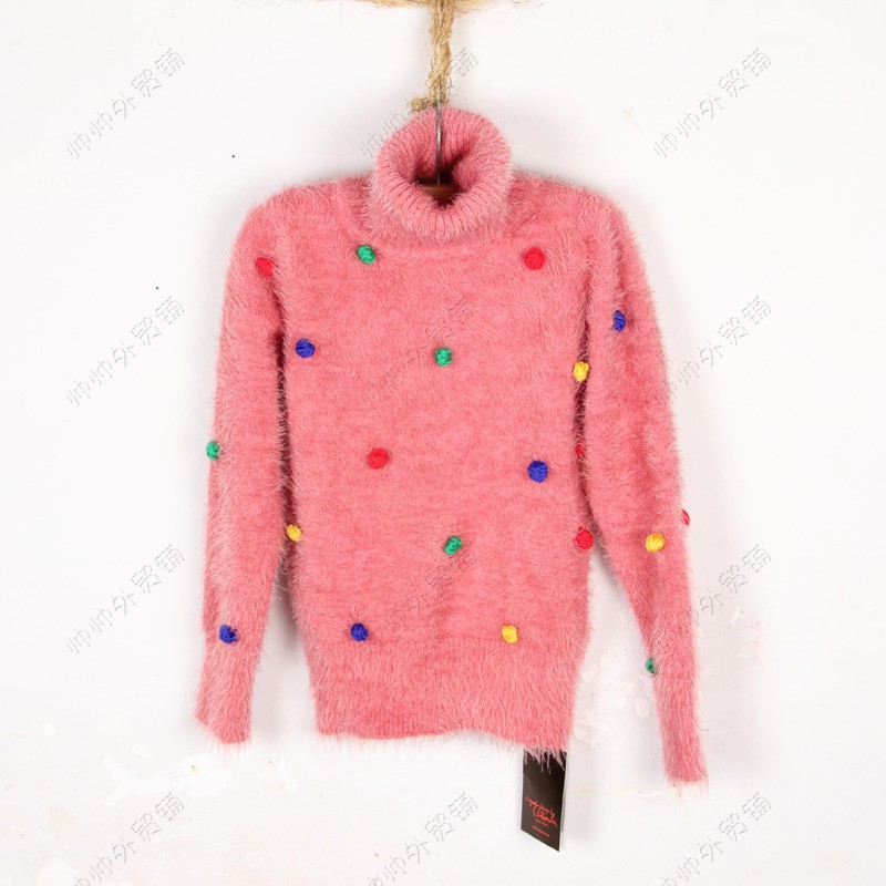 手工编织<em>儿童</em>毛衣 <em>羊毛线</em>童装<em>开衫</em>/男女童毛衣