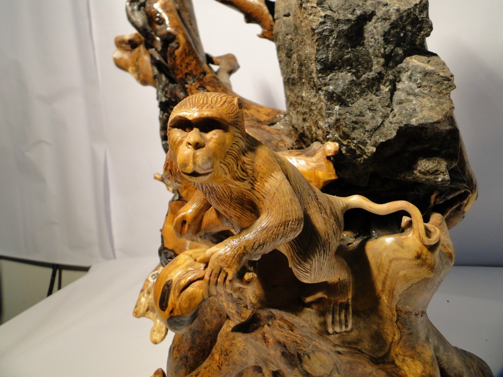 猴子 纯手工陶泥雕塑原创设计|手工艺|工艺品设计|q294646240 - 原创作品 - 站酷 (ZCOOL)