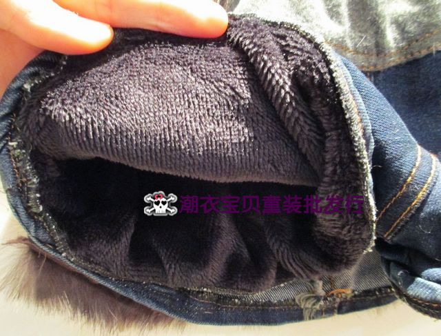 新款童装批发 韩版<em>冬装</em>毛毛边假裙<em>短裤加厚</em>靴