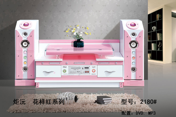 批发客厅组合电视柜 带功放音响影视柜9360图