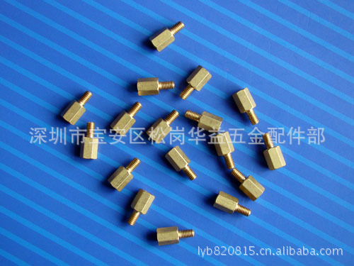 电脑螺丝,六角螺柱,铜l螺柱.阴阳螺丝.VGA螺丝.非标定做加工
