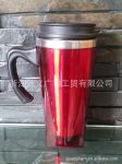 【厂家供应】外观棱形 内不锈钢外塑不锈钢汽车杯、