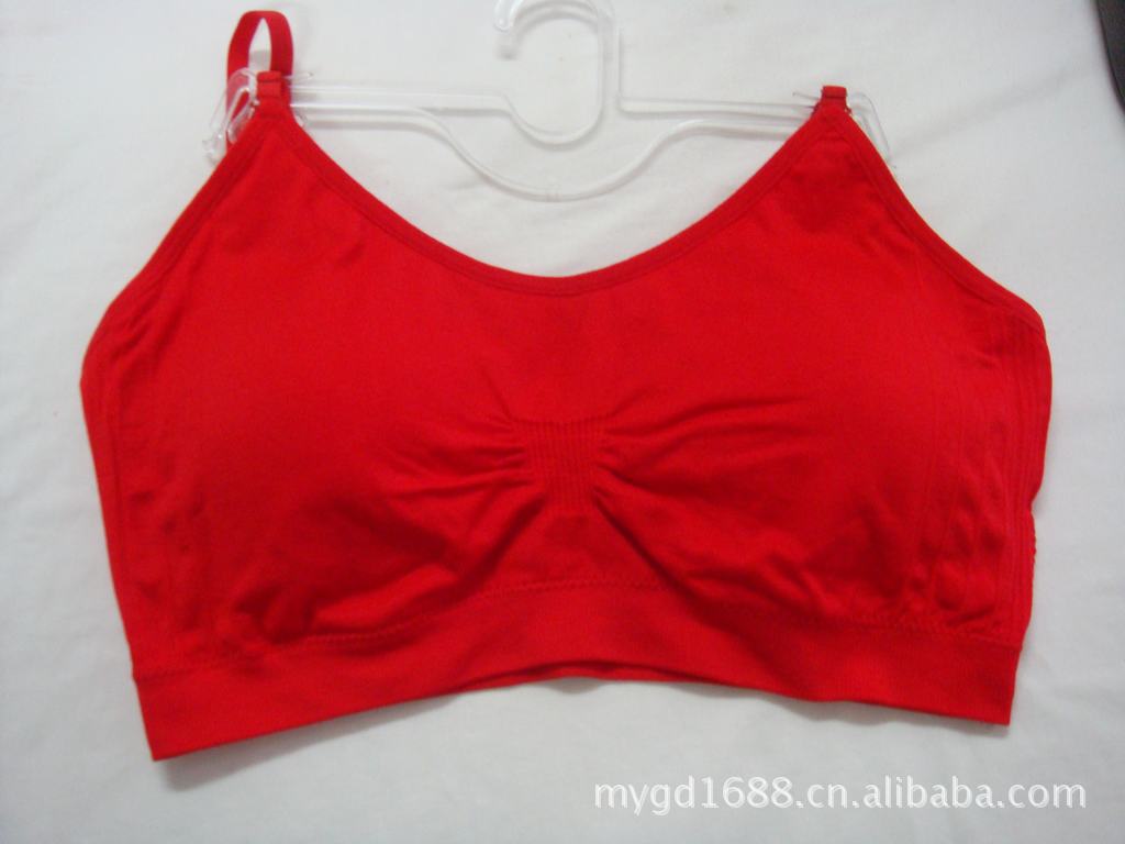 批发采购<em>文胸</em>-无缝吊带<em>文胸带海棉</em>碗 Seamles