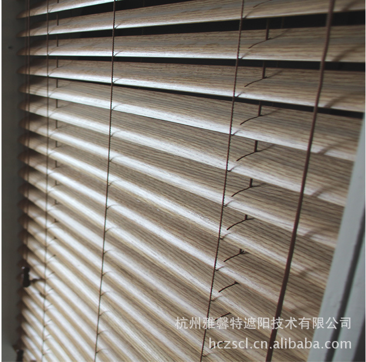 【窗帘批发公司】杭州S型竹百叶窗帘百页帘 遮