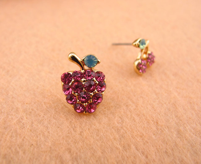 【E188 韩版耳耳批发 18K金保色电镀 防过敏 