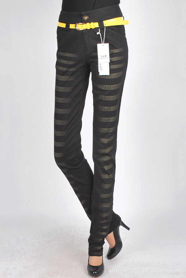 郑州品牌<em>女裤批发</em> 艾菲梵7913 女式时尚休闲直