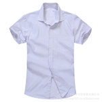 【行家拿货周】夏季新款 海澜之家正品商务休闲 男细条纹短袖衬衫