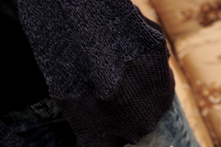 2012秋冬新款<em>前片</em>带子纱长袖短款宽领<em>开衫毛</em>