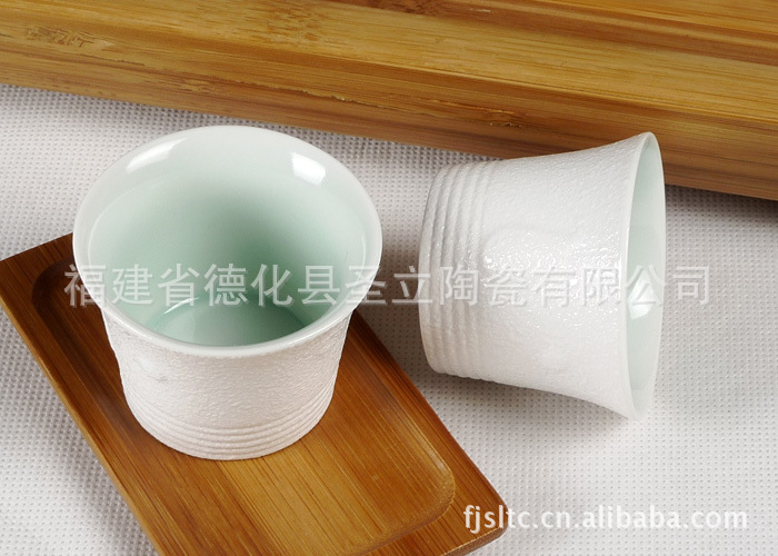 厂家直销 定窑茶具 玉雪玲珑 耕耘套组 高档陶瓷礼品 陶瓷礼品