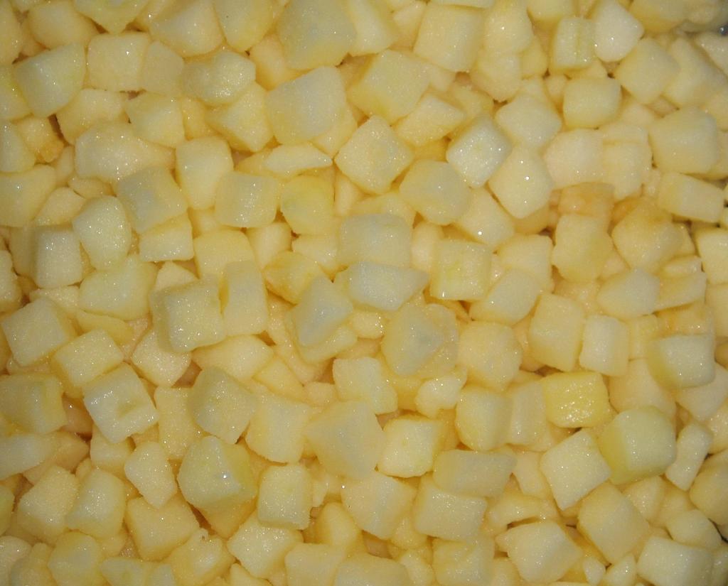 速冻食品-冷冻苹果丁(10*10mm,或按要求订做