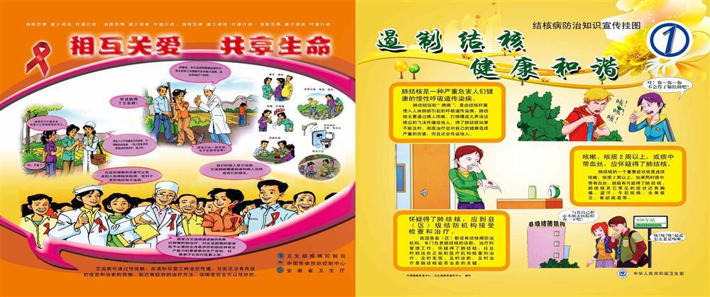 【55素材医院门诊部所卫生站海报展板79肺结